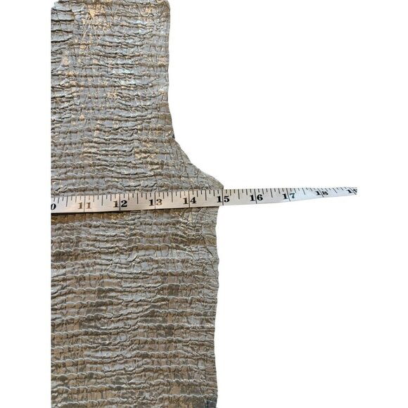 Plisse Women's Silver Sleeveless Top - Picture 4 of 5